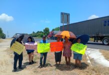 Bloquean Libramiento Poniente habitantes de la Fernando San Pedro; piden a CAPUFE que no le cierre el acceso a su colonia