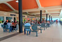 Para poner orden esta noche inician con señalización en el área gastronómica del Mercado Municipal de Tampico
