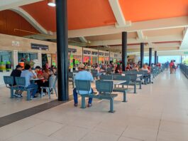 Para poner orden esta noche inician con señalización en el área gastronómica del Mercado Municipal de Tampico
