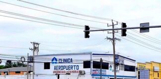 Reportan al parecer persona sin vida en una clínica particular
