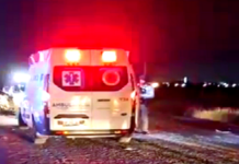 Sale lesionado tras ser impactado por una unidad en carretera a Monterrey