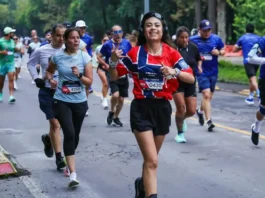 Con toda la actitud: Runners corrieron por reforma con mucha emoción y sentimientos de por medio