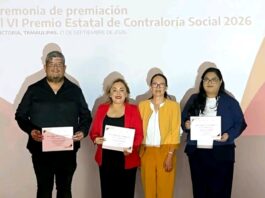 Premian a ganadores del Premio Estatal de Contraloría Social 2026
