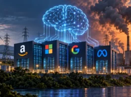 Amazon, Microsoft, Google y Meta elevan emisiones en plena carrera por la IA