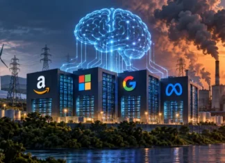 Amazon, Microsoft, Google y Meta elevan emisiones en plena carrera por la IA