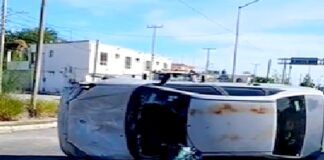 Accidente vial deja lesionados y daños en boulevard Oriente