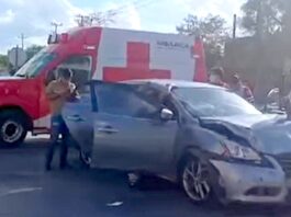 Accidente vial deja personas lesionadas y daños en la J.L. Portillo