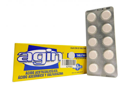 Alerta sanitaria de COEPRIS por medicamento falsificado llamado Agin
