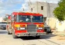 Bomberos acuden a sofocan incendio en vivienda