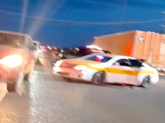 Chocan en carretera San Fernando-Reynosa