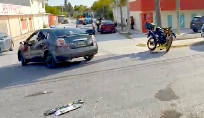 Chocan en la Ribereña dejando un lesionado y daños (2)