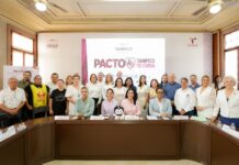 Impulsa Mónica Villarreal Pacto Tampico Te Cuida con 20 asociaciones civiles