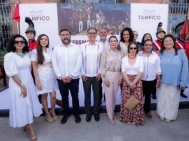 Encabeza Mónica Villarreal ceremonia por el 197 aniversario de la Victoria de Tampico