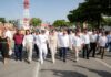 Encabeza Mónica Villarreal Desfile Cívico Militar del 216 Aniversario de la Independencia