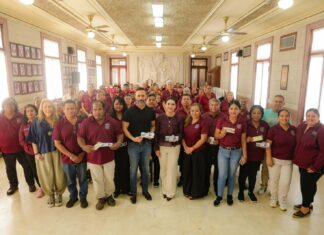 Gobierno de Mónica Villarreal refrenda cercanía y compromiso con los trabajadores municipales