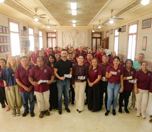 Gobierno de Mónica Villarreal refrenda cercanía y compromiso con los trabajadores municipales