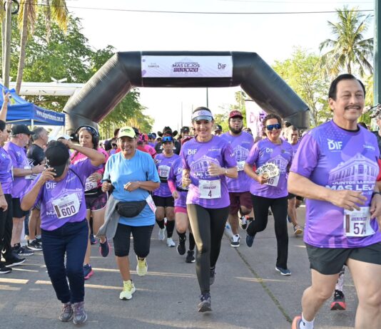 Celebran con gran participación la carrera inclusiva «Juntos Llegamos Más Lejos» por el 101 aniversario del Edificio DIF Tampico
