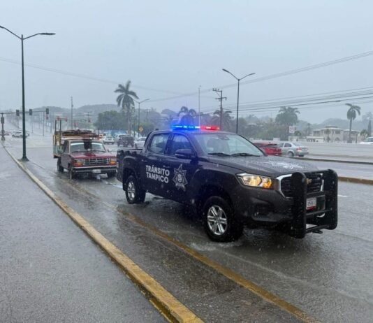 Responde Mónica Villarreal con operativo coordinado ante lluvias en Tampico
