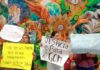 Protesta esposa de trabajador accidentado, exige justicia