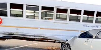 Otra de transporte público deja lesionados y daños