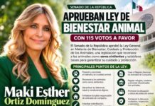 Maki Ortiz celebra aprobación de Ley de Bienestar Animal; Senado la avala con 115 votos