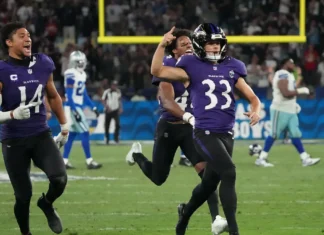 Victoria de último momento: Baltimore Ravens apaga a Dallas Cowboys en la última jugada del partido