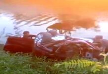 Accidente deja cuantiosos daños materiales a orillas del canal Rhode