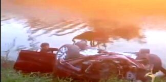 Accidente deja cuantiosos daños materiales a orillas del canal Rhode