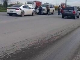 Accidente deja una persona lesionada en carretera San Fernando-Reynosa