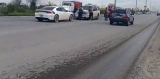 Accidente deja una persona lesionada en carretera San Fernando-Reynosa