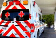Paramédicos auxilian a lesionado tras percance vial en el bulevar Morelos