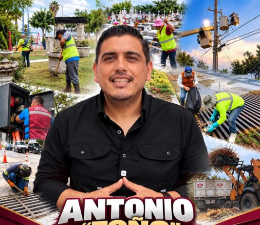 Antonio Chávez Herrera refuerza labores de Servicios Públicos en Reynosa