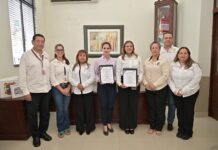 Firma DIF Tampico convenio de colaboración con el CETis #22 para favorecer el aprendizaje de los jóvenes estudiantes