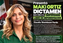 Presentó Maki Ortiz dictamen que crea el Certificado Libre de Deforestación, iniciativa de la Presidenta Claudia Sheinbaum Pardo
