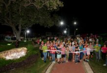 Entrega Mónica Villarreal rehabilitación del parque Valladolid en la colonia Insurgentes