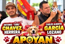 Antonio “Toño” Chávez y Carlos García Lozano se suman al bienestar animal con donación de croquetas a Viba