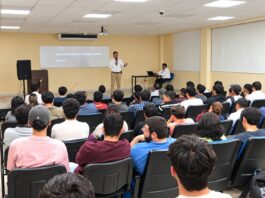 “Sacude” conferencia de EXATEC a estudiantes del TecNM campus Victoria