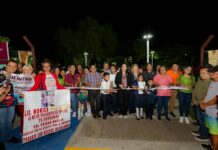 Mónica Villarreal avanza en la recuperación de parques públicos de Tampico
