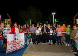 Mónica Villarreal avanza en la recuperación de parques públicos de Tampico