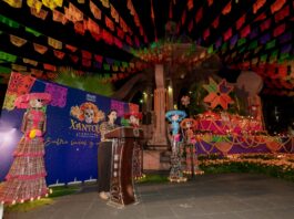 Inaugura Mónica Villarreal altar monumental y da inicio a las actividades del Xantolo 2026 en Tampico