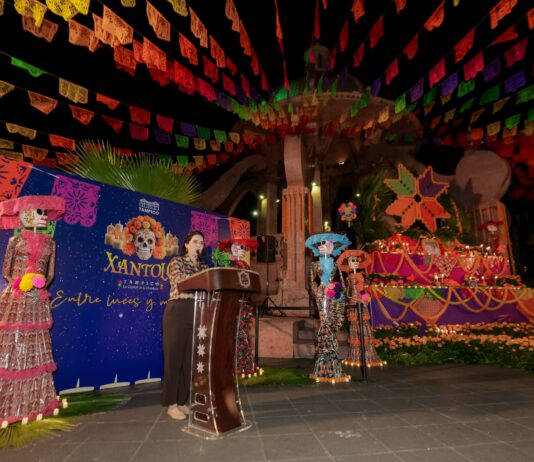 Inaugura Mónica Villarreal altar monumental y da inicio a las actividades del Xantolo 2026 en Tampico