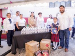 Mónica Villarreal, impulsa mejoras y mantenimiento en escuelas de Tampico