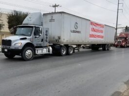 Transportistas de Reynosa, Río Bravo y Camargo se suman al paro nacional con movilización pacífica