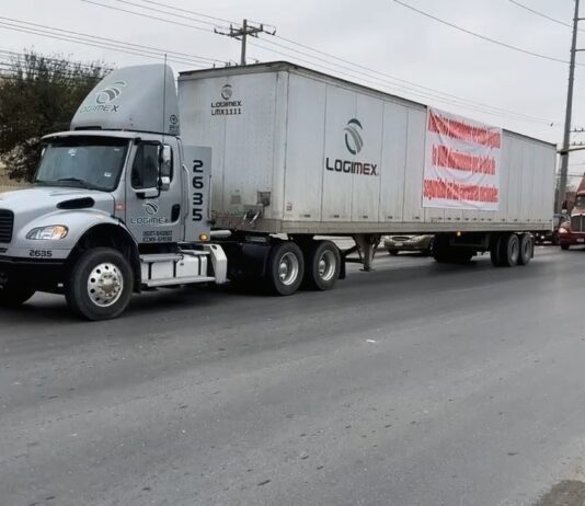Transportistas de Reynosa, Río Bravo y Camargo se suman al paro nacional con movilización pacífica
