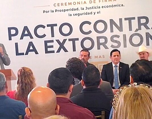 Se suma Reynosa a la estrategia estatal firma Alcalde Carlos Peña Ortiz el “Pacto Contra la Extorsión”