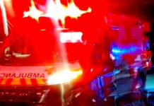 Unidad médica auxilia a persona lesionada tras ser atropellada