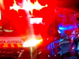 Unidad médica auxilia a persona lesionada tras ser atropellada