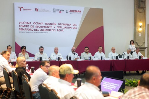 Reynosa sede de la Vigésima Octava Reunión para establecer el Semáforo del Cuidado del Agua