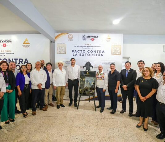Pactan frente contra la extorsión en Reynosa