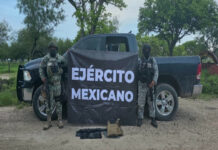 Aseguran armas y vehículos en Reynosa